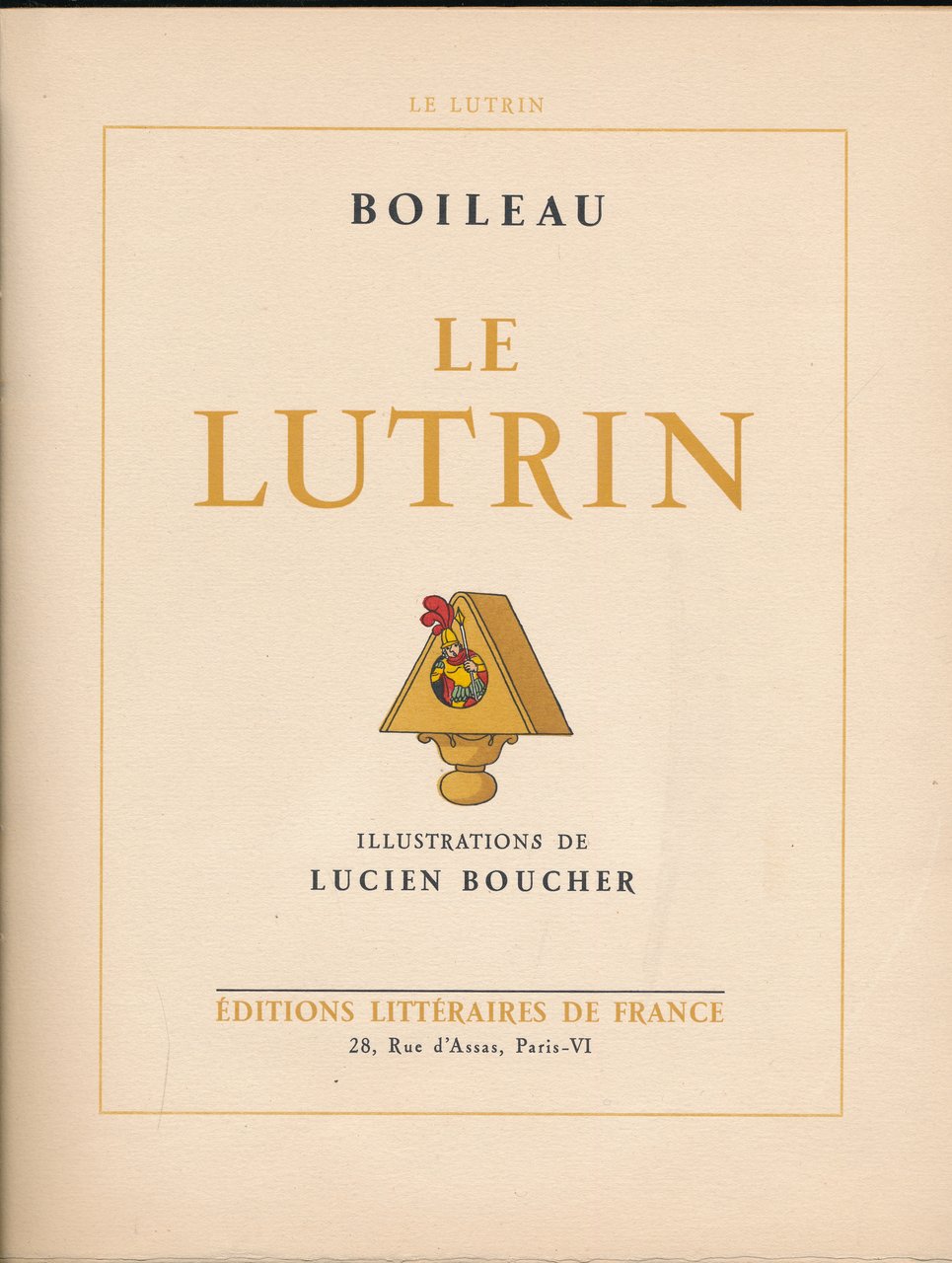 Le lutrin