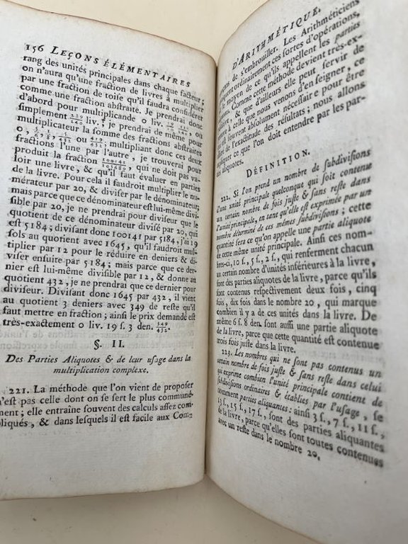 Leçons élémentaires d'arithmétique, ou principes d'analyse numérique