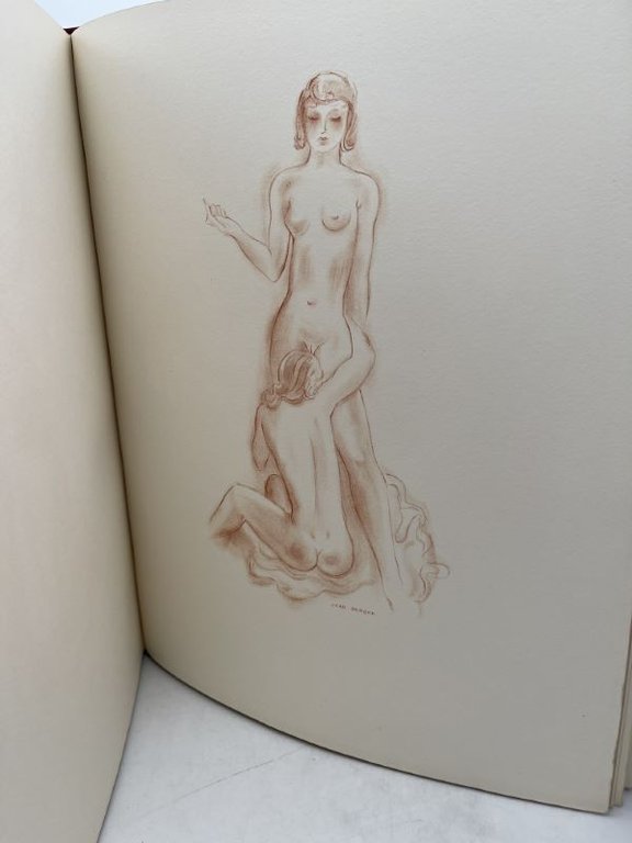 Les amies - filles. Lithographies de Jean Berque