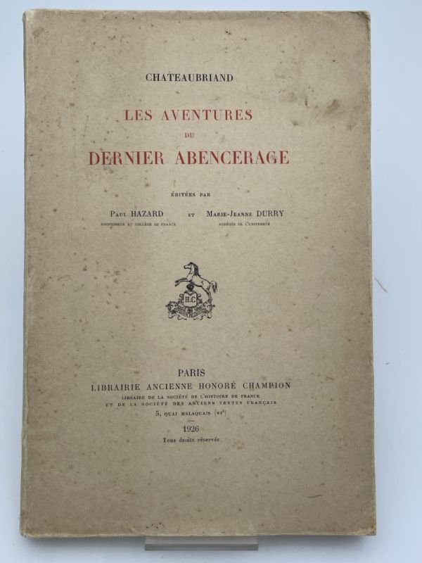 Les aventures du dernier Abencérage | Immagine principale