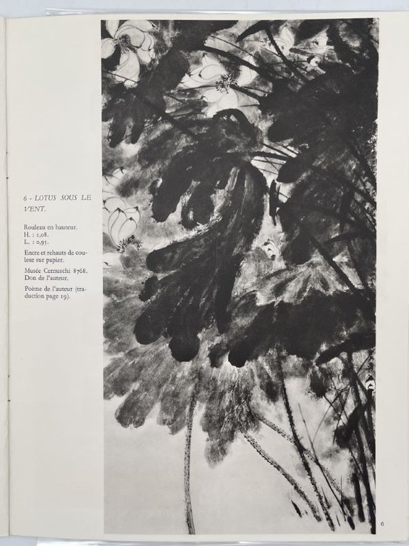 Les lotus géants. Grandes compositions de Tchag Ta-Ts'ien