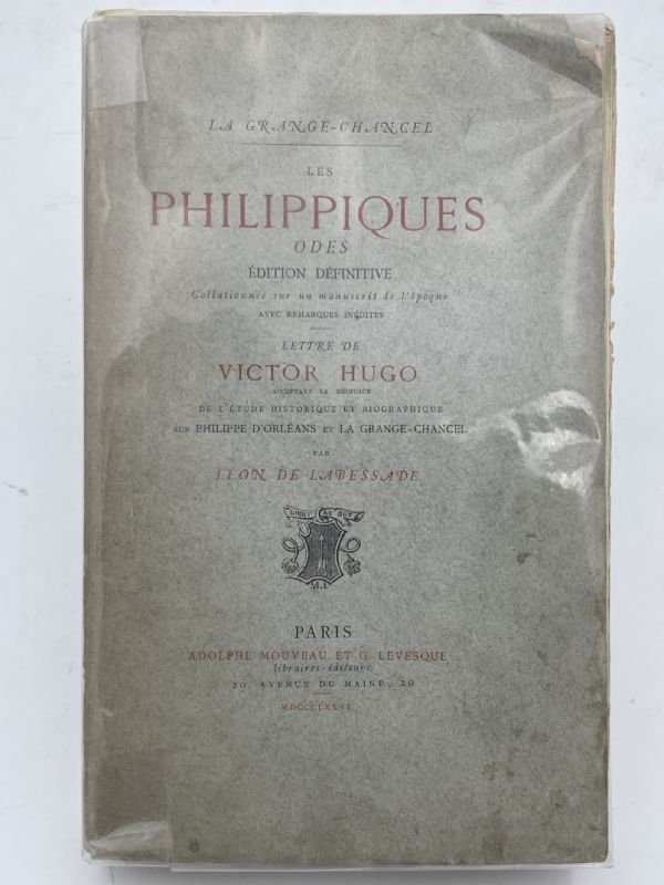 Les philippiques. Odes | Immagine principale