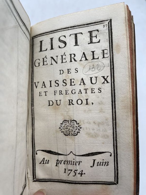 Liste générale des Officiers de la Marine suivie de Liste …