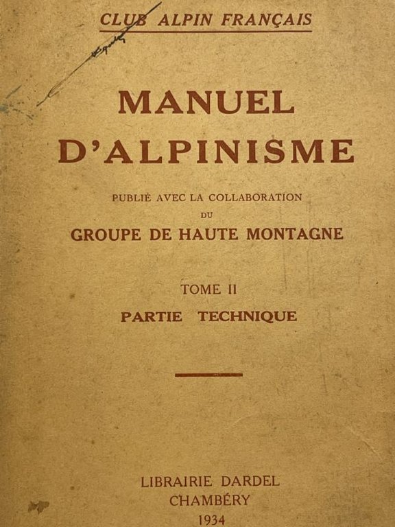 Manuel d'alpinisme