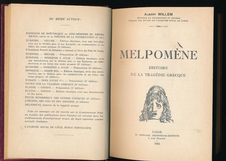 Melpomène. Histoire de la tragédie grecque