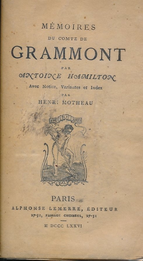 Mémoires du comte de Grammont