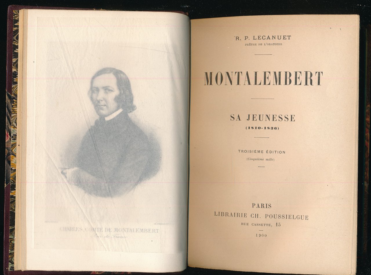 Montalembert. Sa jeunesse (1810 - 1836)
