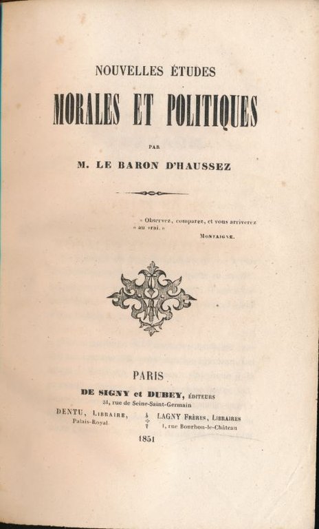 Nouvelles études morales et politiques