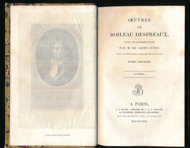 Oeuvres de Boileau Despreaux, avec un commentaire de M. de …