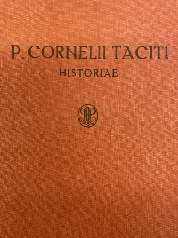 P. CORNELII TACITI. HISTORIARUM LIBRI QUI SUPERSUNT. TEKST MET INLEIDING, …