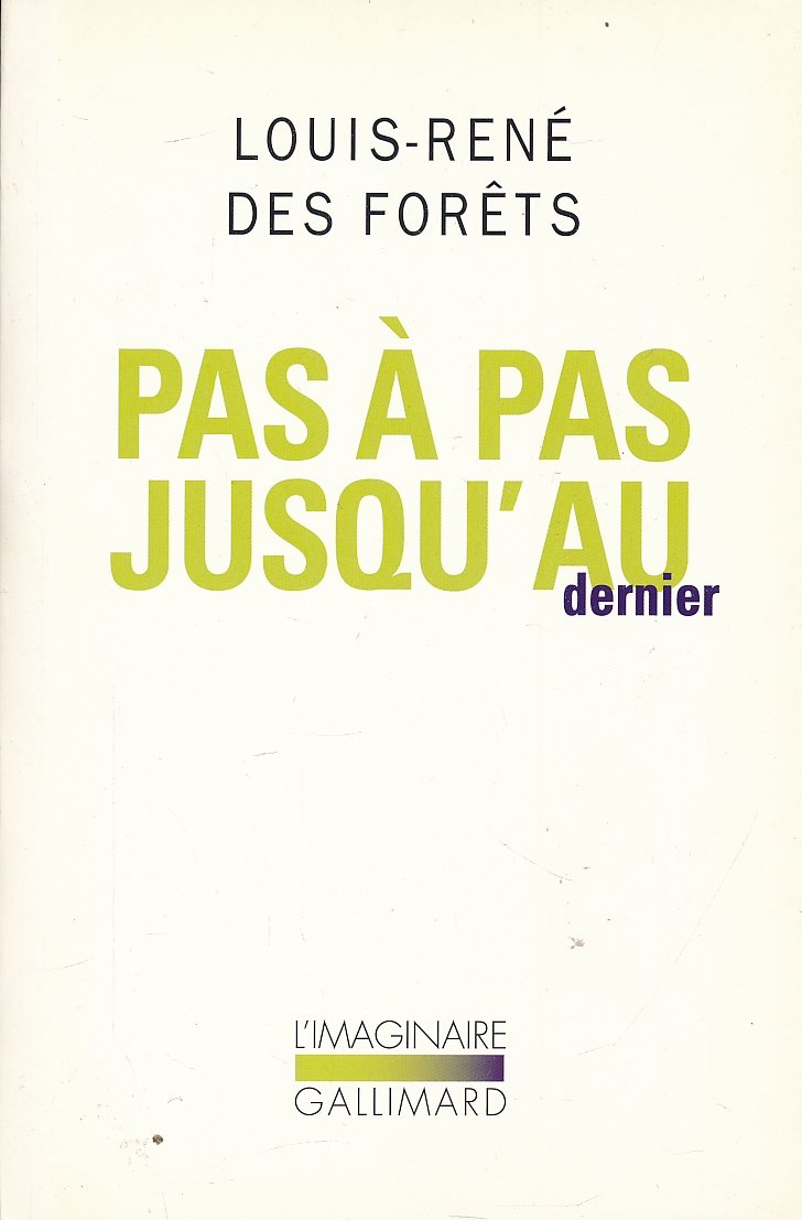 Pas à pas jusqu'au dernier