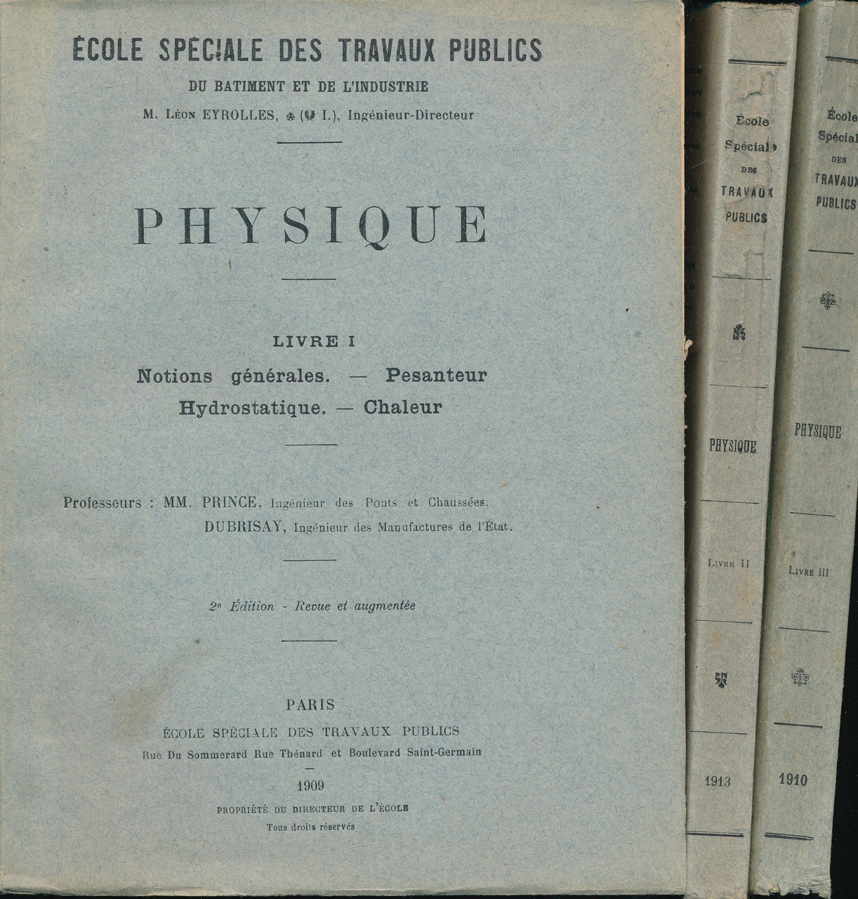 Physique. I. Notions générales. Pesanteur. Hydrostatique. Chaleur. II. Acoustique. Optique. … | Immagine principale
