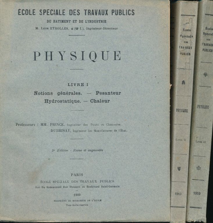 Physique. I. Notions générales. Pesanteur. Hydrostatique. Chaleur. II. Acoustique. Optique. … | Immagine Gallery 2
