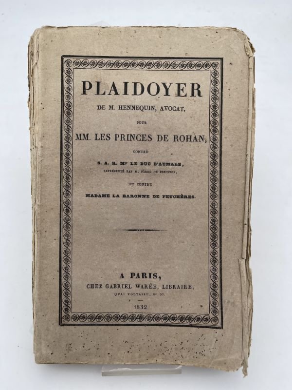 Plaidoyer de M. Hennequin, Avocat, pour MM. Les Princes de …