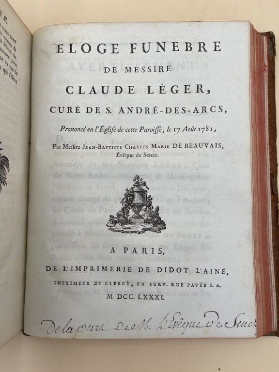 Recueil de 9 Oraisons funèbres