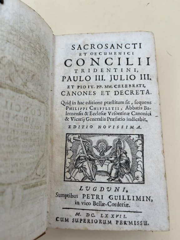 Sacrosantcti et oecumenici concilii tridentini Paulo III Julio III et …