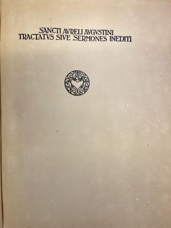 Sancti Aureli Augustini tractatus sive sermones inediti ex codice guelferbytano … | Immagine Gallery 4