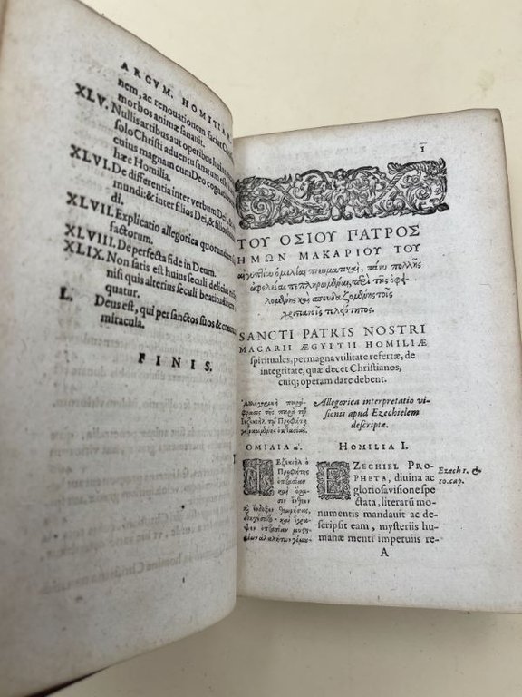 Sancti patris Macarii eremitae Aegyptii, Homiliae sprituales quinquaginta