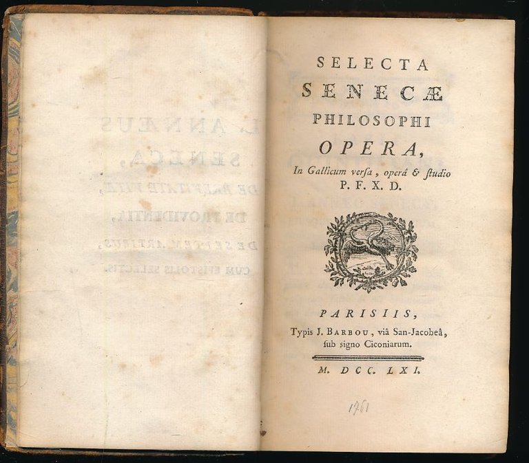 Selecta Senecae philosophi opera, In Gallicum versa, opera e studio. … | Immagine Gallery 3