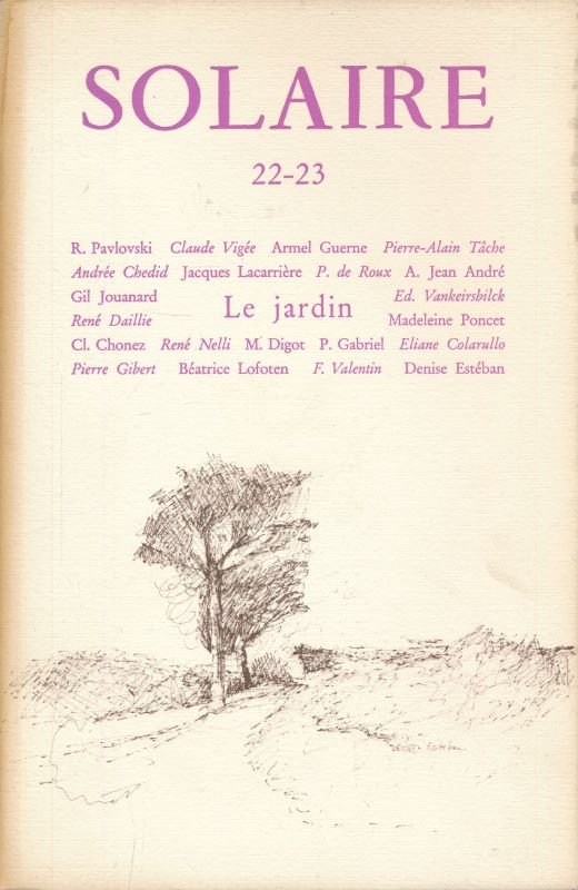 Solaire. 22 - 23 | Immagine principale