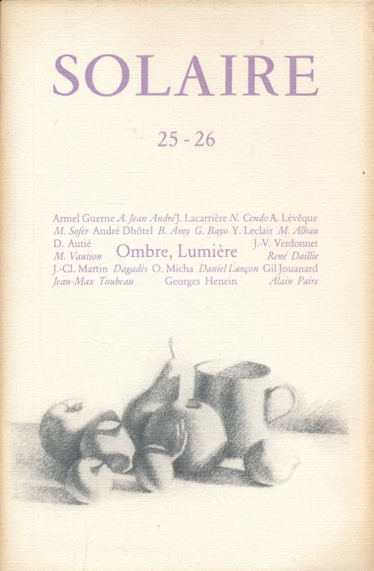 Solaire. 25 - 26 | Immagine principale