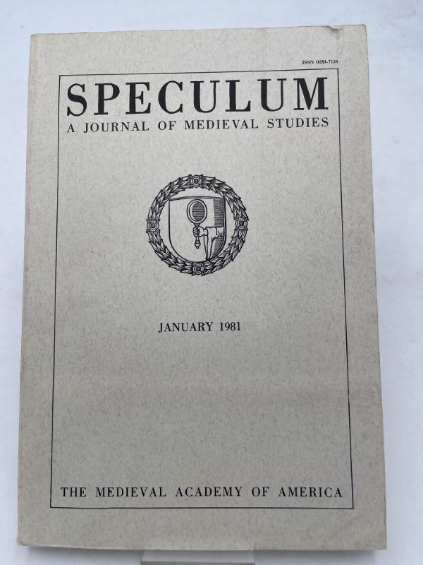 Speculum. A journal of medieval studies. January 1981