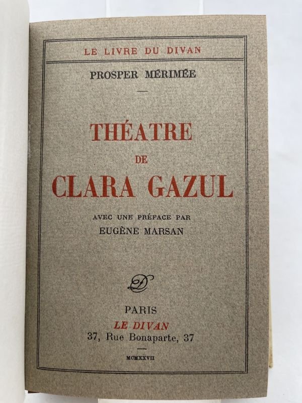 Théâtre de Clara Gazul. Comédie Espagnole