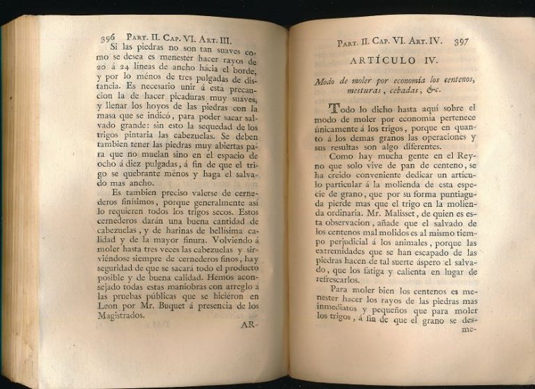 Tratado De Los Granos, Y Modo de Moleros Con Economia …