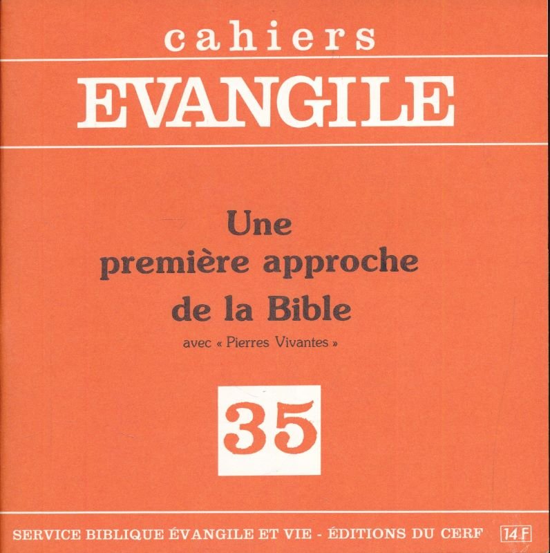 Une première approche de la Bible