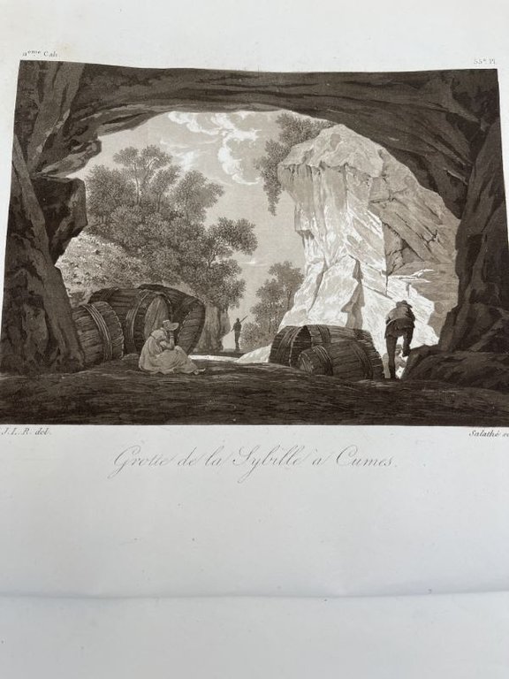 Vues des monumens antiques de Naples gravées à l'Aqua-tinta ; …