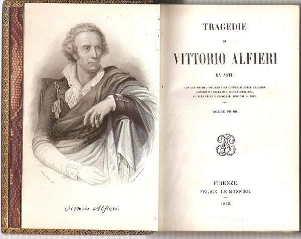 Tragedie di Vittorio Alfieri da Asti