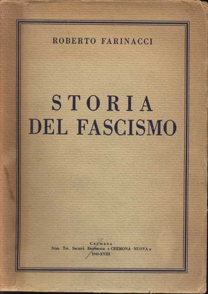 Storia del Fascismo