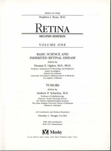 Retina Volumes I-II-III