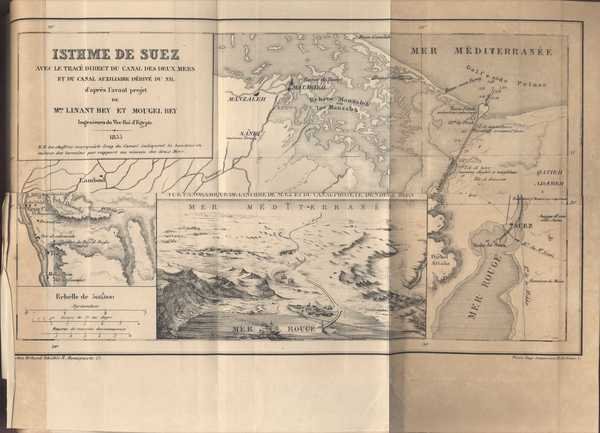 Percement de l’Isthme de Suez Exposé et Documents Officiels vol. …