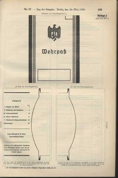 Reichsgesetzblatt Teil I Jahrgang 1936