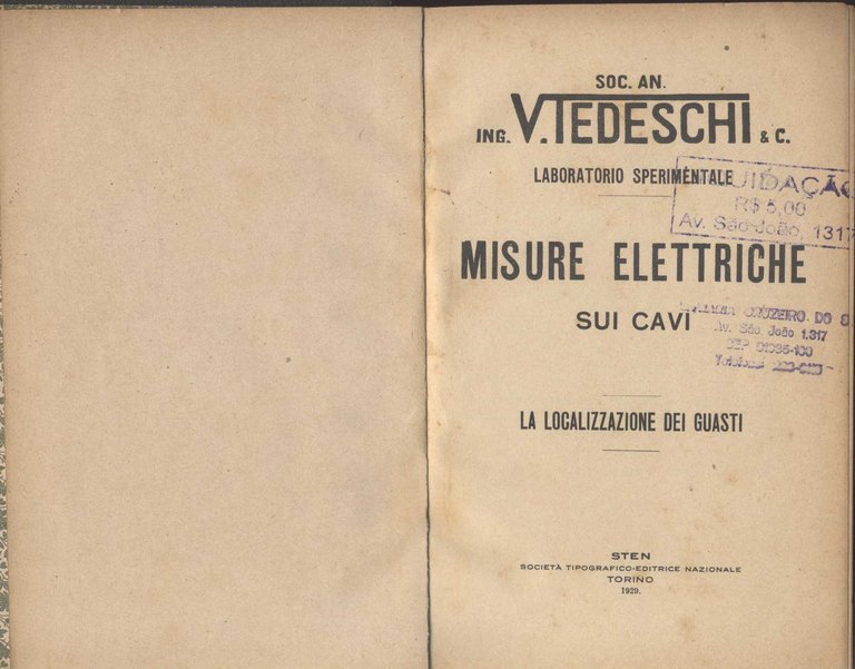 Misure Elettriche sui Cavi