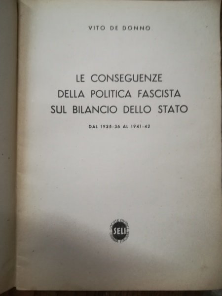 Le conseguenze della politica fascista sul bilancio dello Stato dal … | Immagine Gallery 2