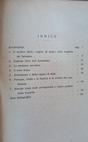 Saggio sull’Aristodemo di Carlo de’ Dottori. Contributo alla storia el …