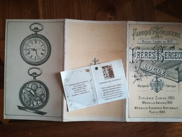 Fabrique d’Horologerie Frères Bergeon. Locle (Suisse). S.d. (1889). | Immagine Gallery 2