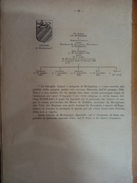 Libro d’Oro di Modigliana bruciato nel 1849. Roma, Collegio Araldico, …