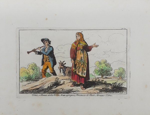 Uomo, e donna della Villa Masagrognia, Provincia di Chieti, Abruzzo …