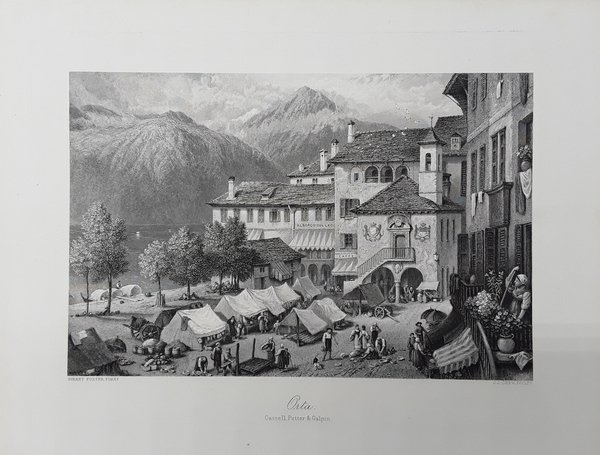 Orta. Incisione in acciaio. FOSTER - CREW, 1860 ca.
