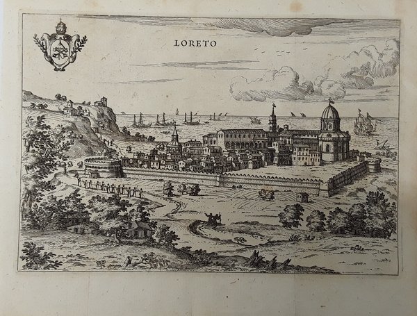 Loreto. Incisione in Rame. SCOTO, 1747.