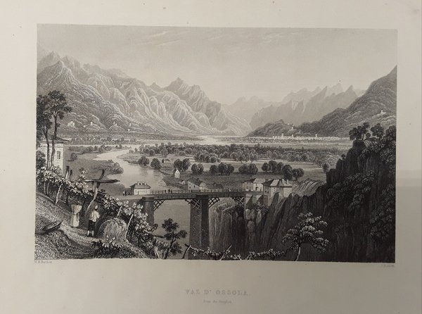 Val D’Ossola. Acciaio. BARTLETT, 1837.