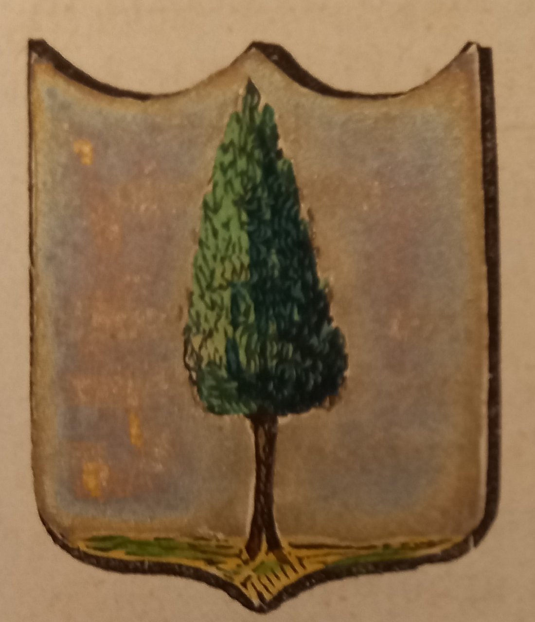 ALPIGNANO (TO). Stemma miniato. 1 pag. di testo. | Immagine principale