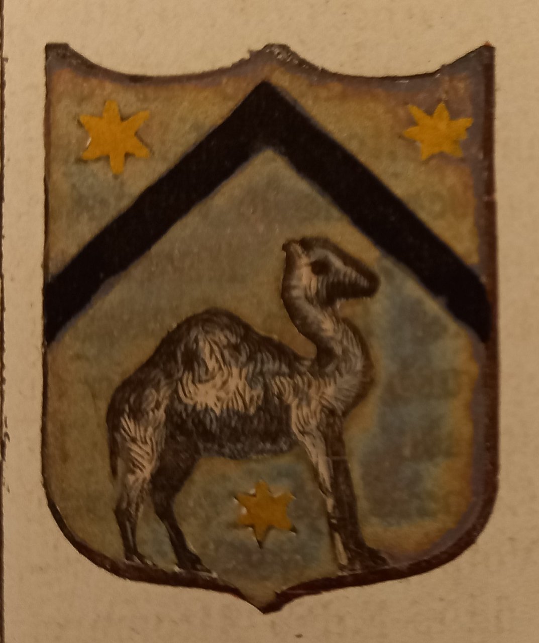 CAMELI (IS). Stemma miniato. 1 pag. di testo. | Immagine principale