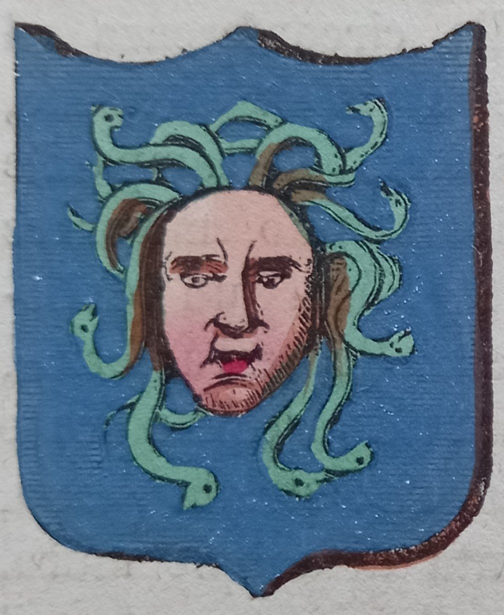 CANDIA LOMELLINA (PV). Stemma miniato. 2 pagg. di testo. | Immagine principale