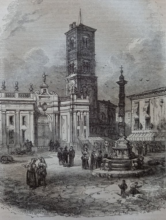 CAPUA (CE). Stemma miniato. 4 pagg. di testo.