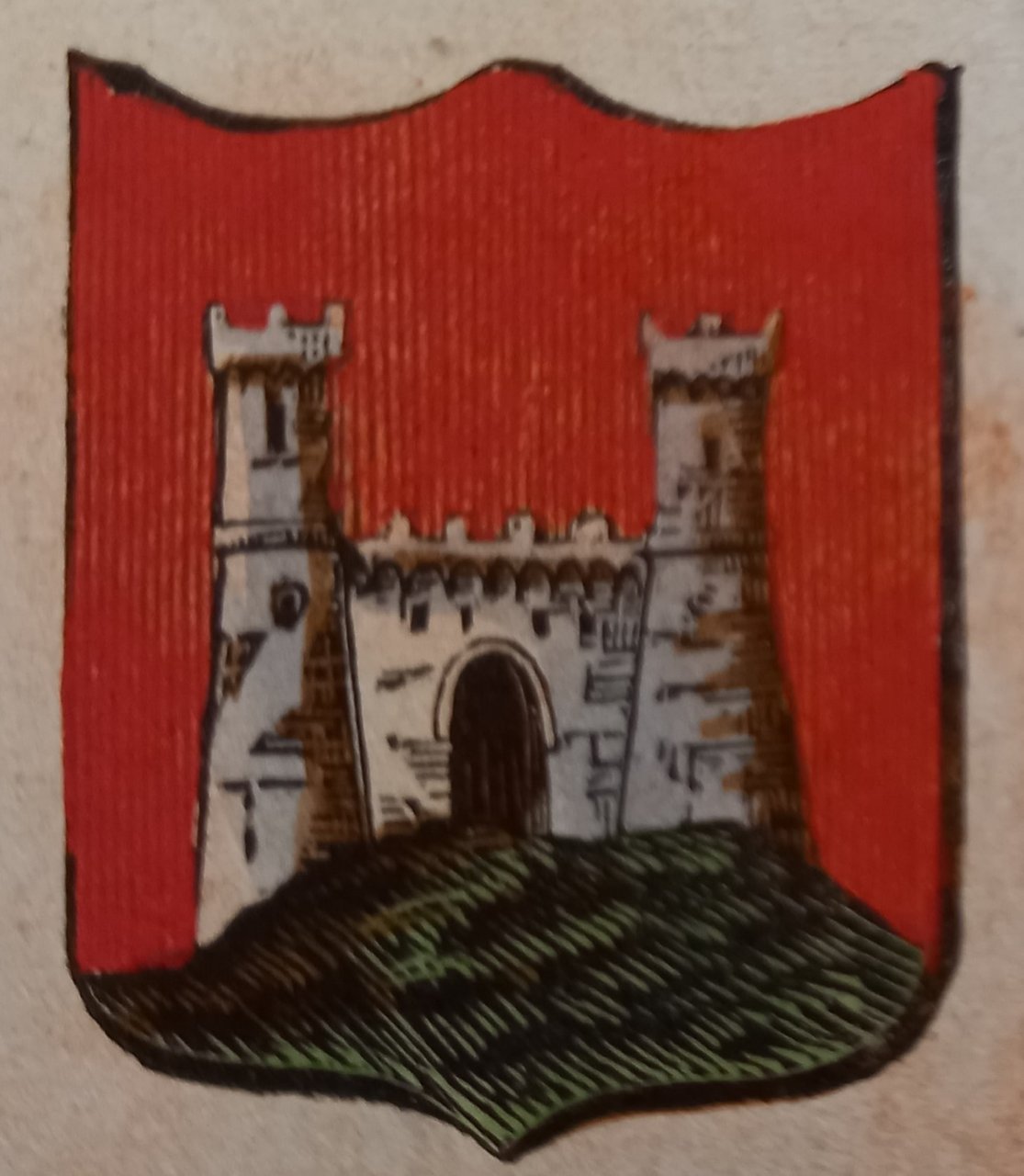 CARAGLIO (CN). Stemma minito. 2 pagg. di testo. | Immagine principale