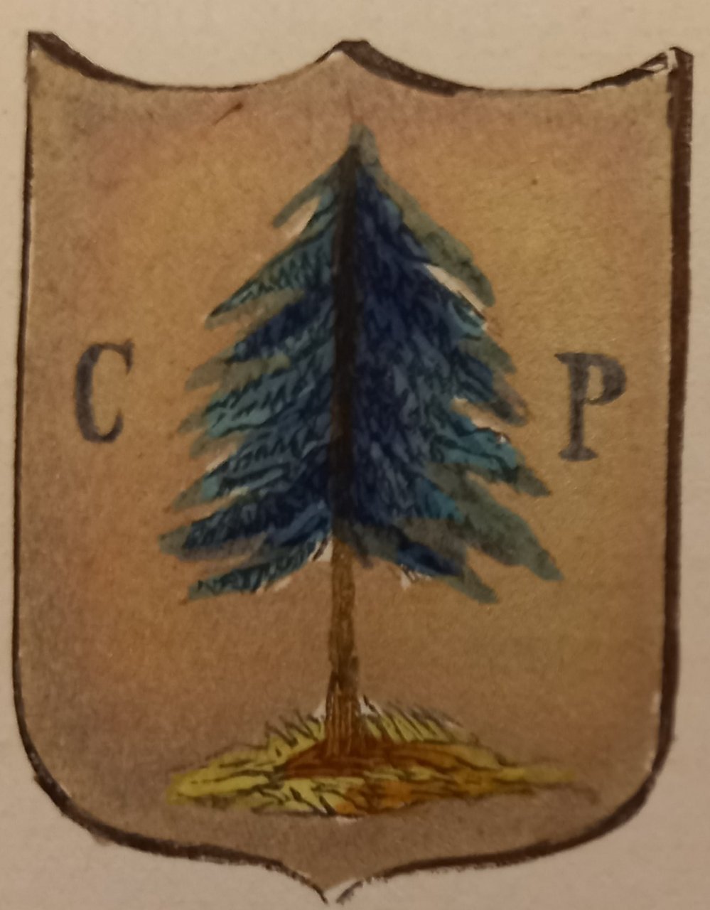 CARPIGNANO SALENTINO (LE). Stemma miniato. 1 pag. di testo.